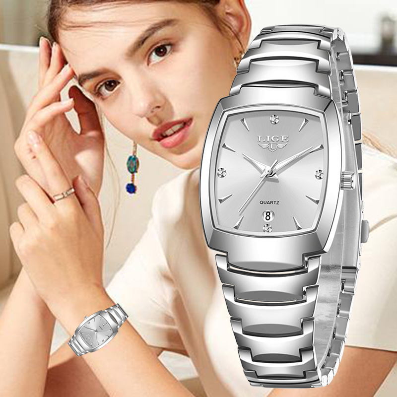 Ladies Luxury Watch - Relógio Feminino LIGE 2026 Novo, Luxuoso,