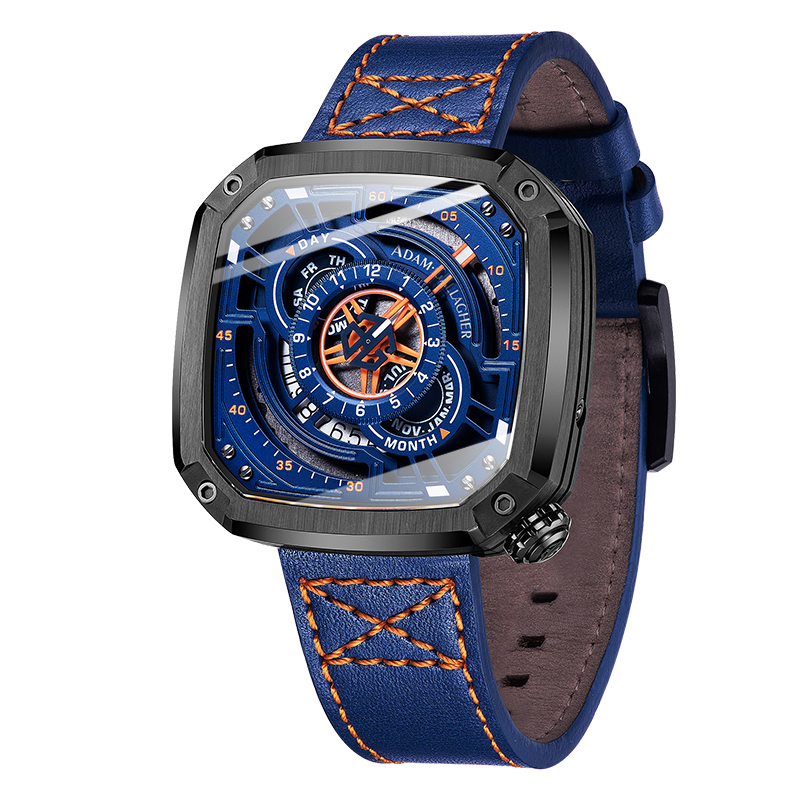 Luxury Watch With Rubber Strap - Relógio masculino mecânico automático WM Miyota