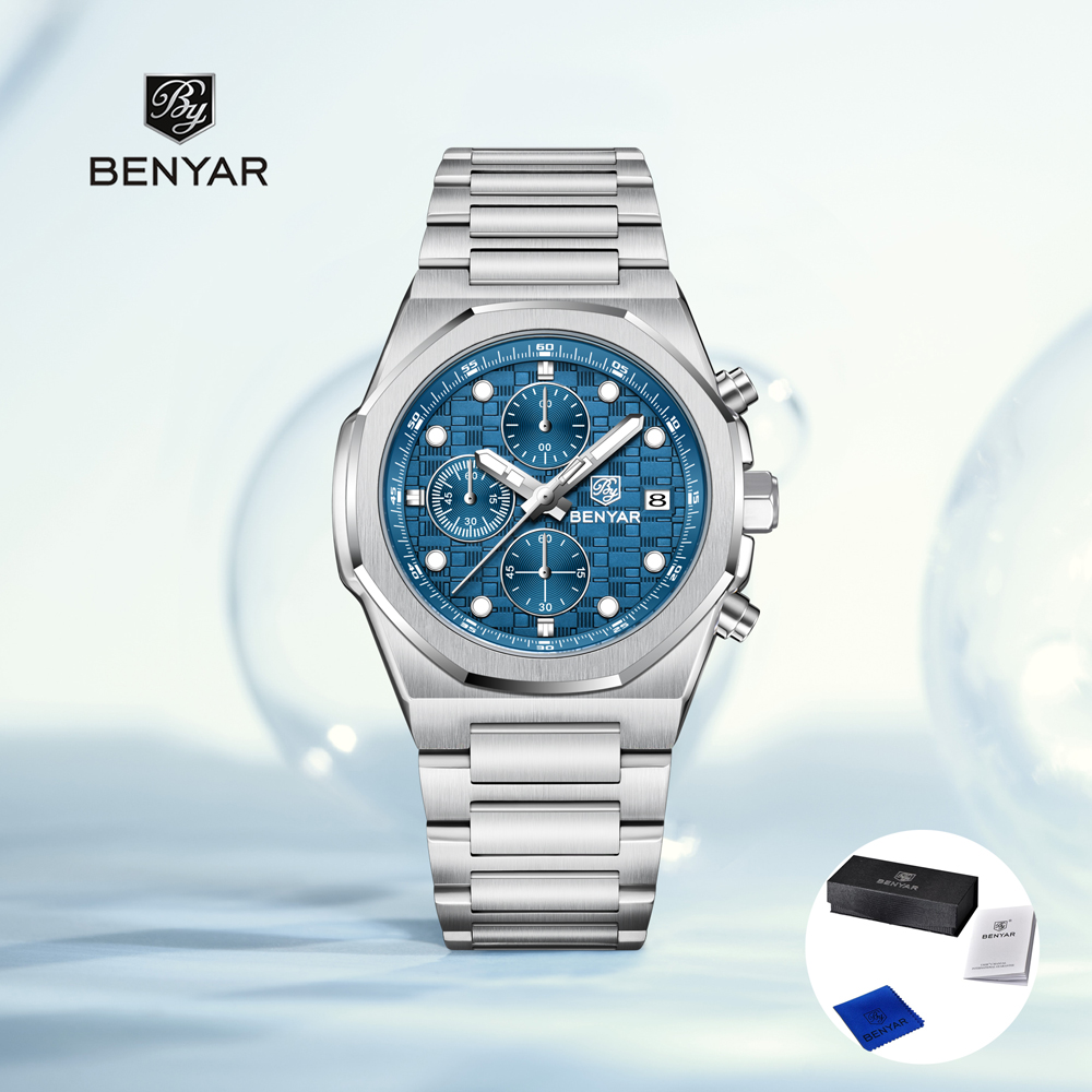 Luxury Watch Organizer For Men - 2025 novos relógios masculinos benyar topo