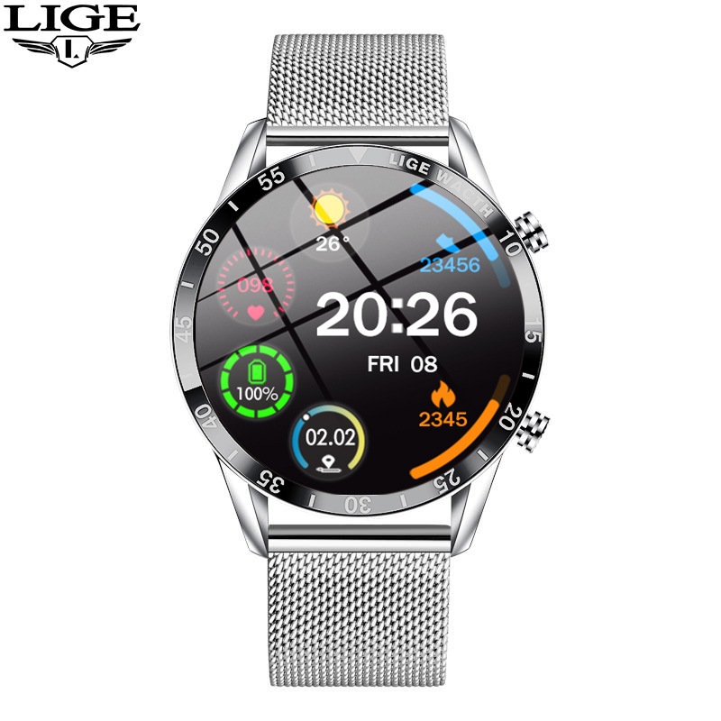 Luxury Watch In The World - Relógio Inteligente LIGE 2026, Luxuoso, Monitor