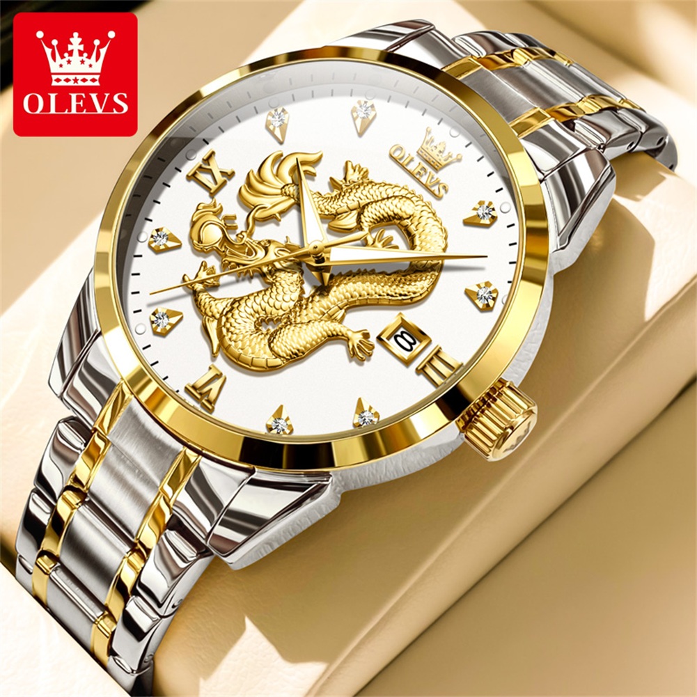 Luxury Watch China - Olevs moda china loong dragão dial