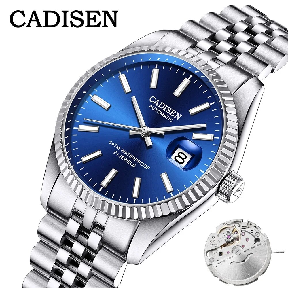 Luxury Watch Winder - Cadisen relógio mecânico masculino marca superior