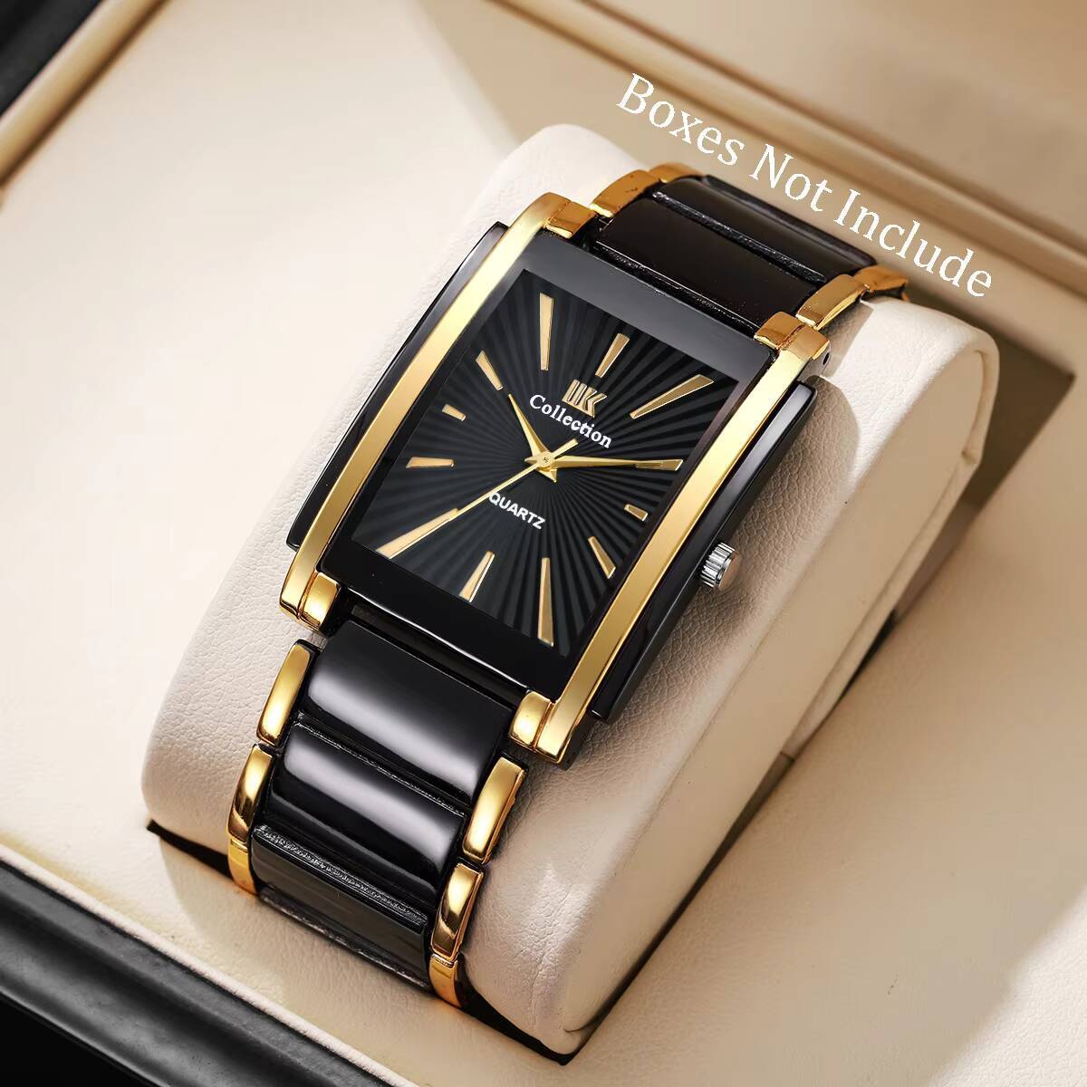 Luxury Watch Organizer For Men - Retângulo de luxo masculino relógios de