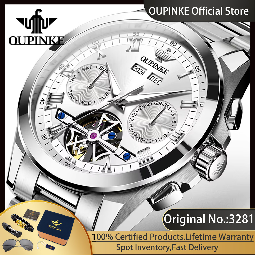 Luxury Watch Winder - Oupinke 3281 homem relógio oco volante
