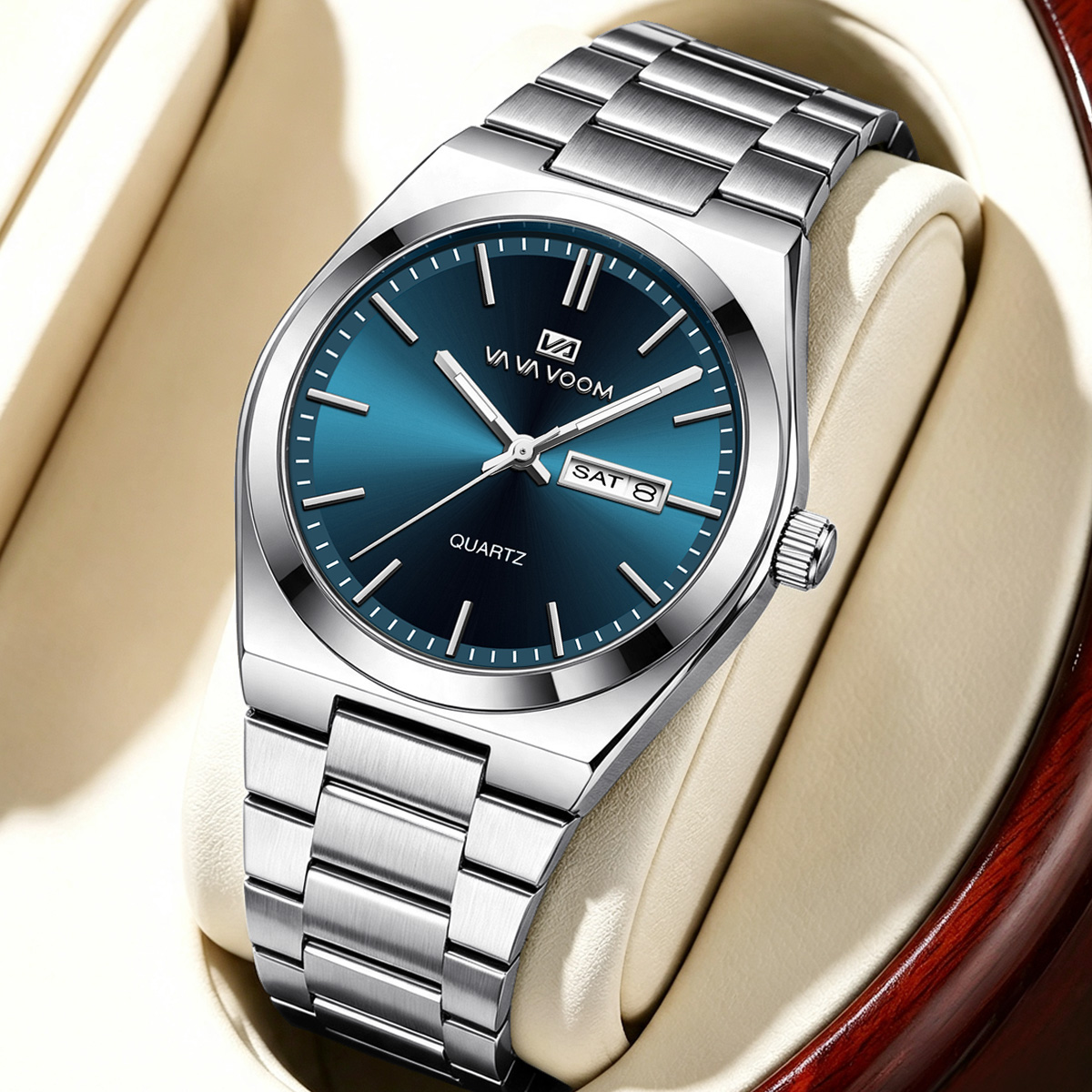 Luxury Watch Organizer For Men - Relógio de luxo para homem, 3bar,