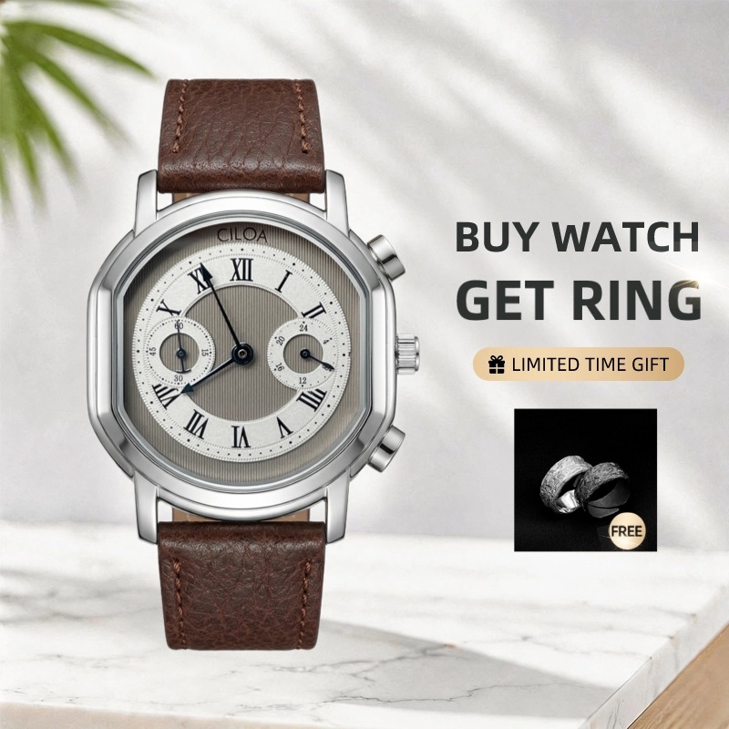 Relógio Retro Prata CILOA para - Luxury Watch Trends 2025 avaliação e preço
