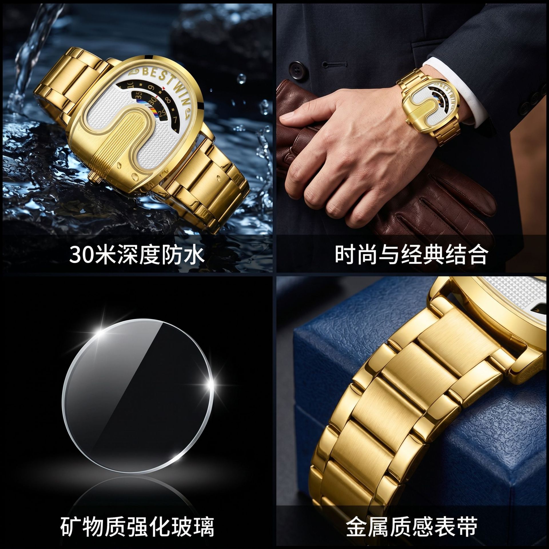 Relógios de Luxo para Homens d - Luxury Watch Gold avaliação e preço