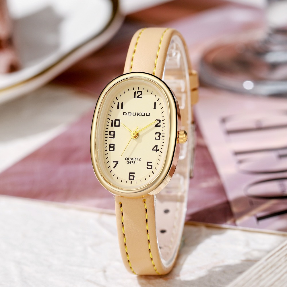Luxo oval dial relógios femini - Ladies Luxury Watch avaliação e preço