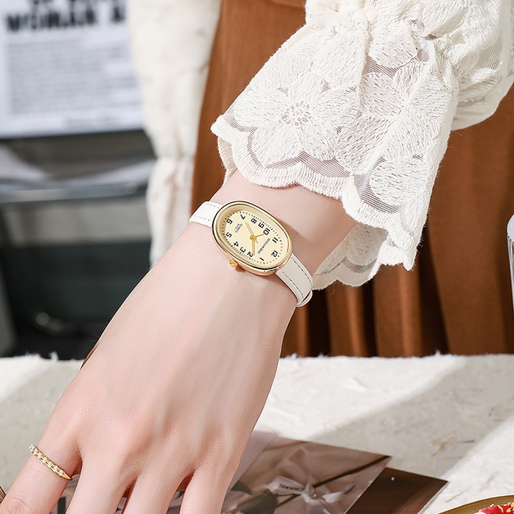 Luxo oval dial relógios femini - Ladies Luxury Watch avaliação e preço