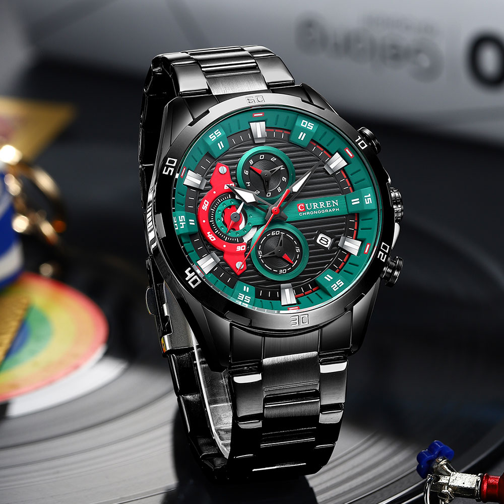 Curren-relógio de pulso mascul - Luxury Watch Magazine avaliação e preço