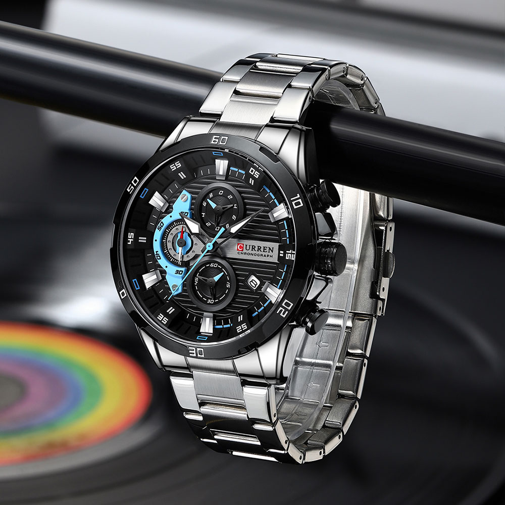 Curren-relógio de pulso mascul - Luxury Watch Magazine avaliação e preço