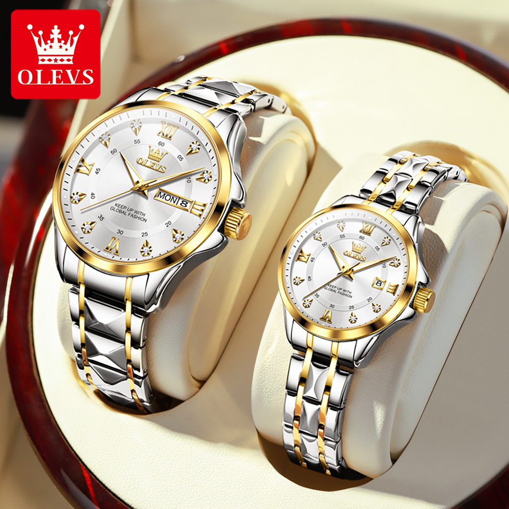 Olevs 2906 casal relógio origi - Luxury Watch Wallpaper avaliação e preço