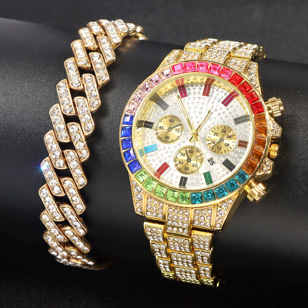 Moda hiphop feminino relógio d - Luxury Watch Winder avaliação e preço