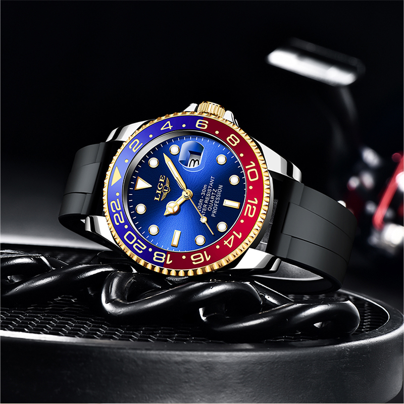 Relógio de Quartzo Masculino L - Luxury Watch Organizer For Men avaliação e preço