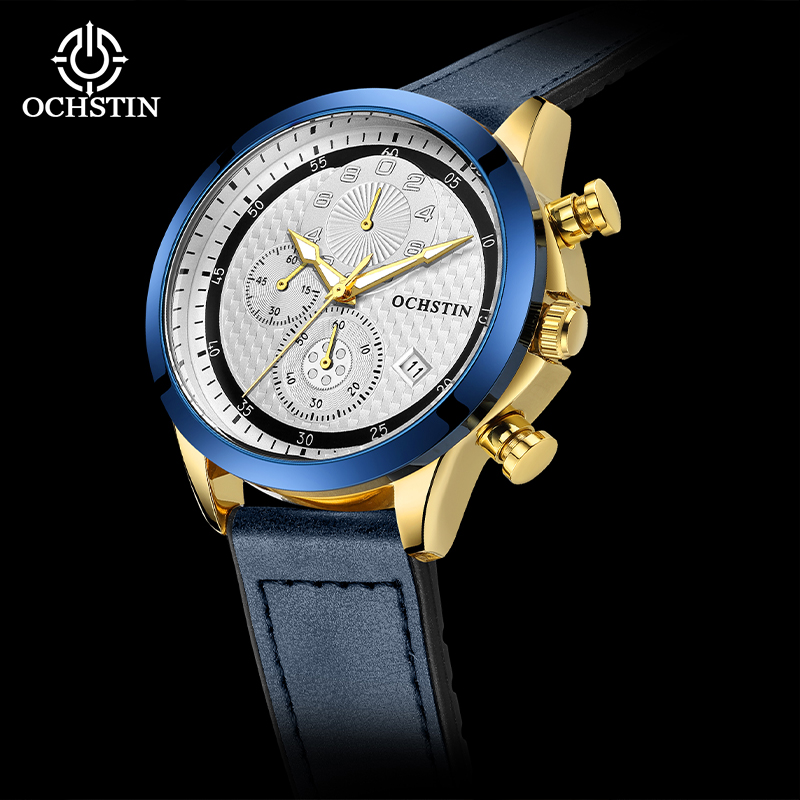 Ochstin relógio masculino com  - Luxury Watch With Rubber Strap avaliação e preço