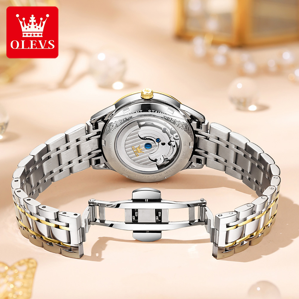Olevs relógios femininos de lu - Automatic Pilot Watch avaliação e preço