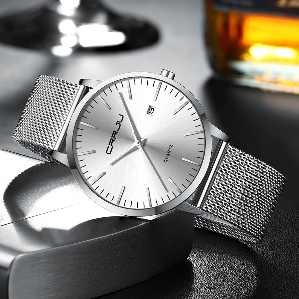Crrju nova moda masculina reló - Luxury Watch Magazine avaliação e preço