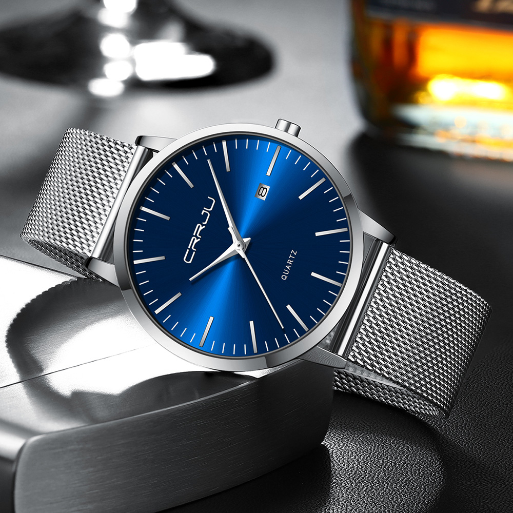 Crrju nova moda masculina reló - Luxury Watch Magazine avaliação e preço