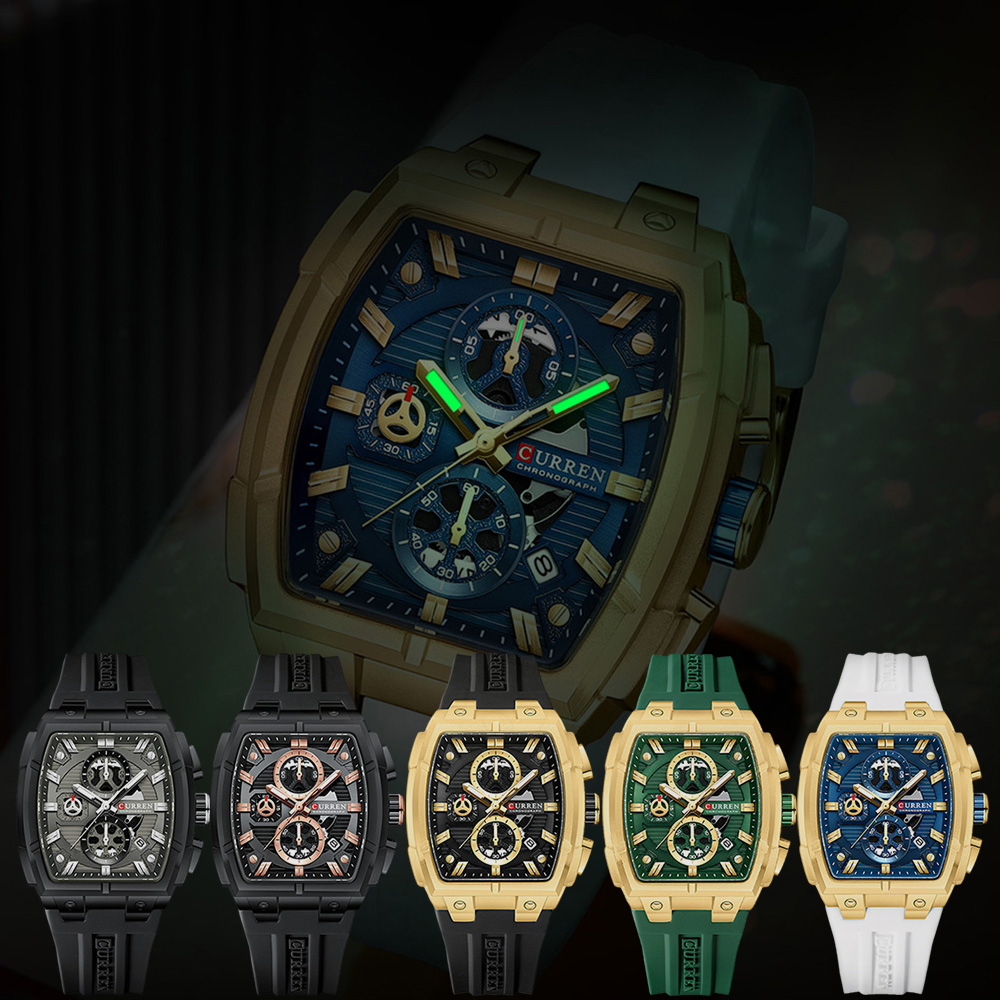 Relógio de Luxo Vintage CURREN - Luxury Watch Straps avaliação e preço