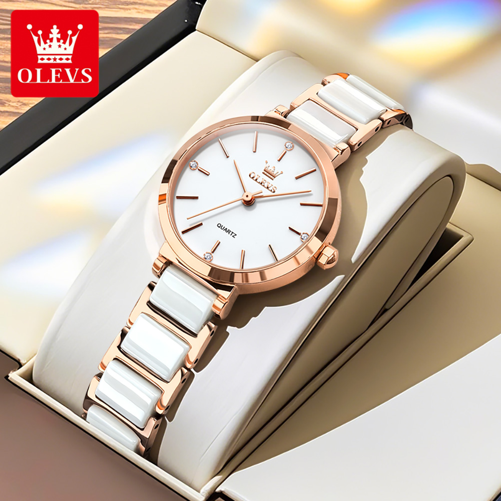 Olevs relógio feminino 5877 lu - Luxury Watch For Women avaliação e preço