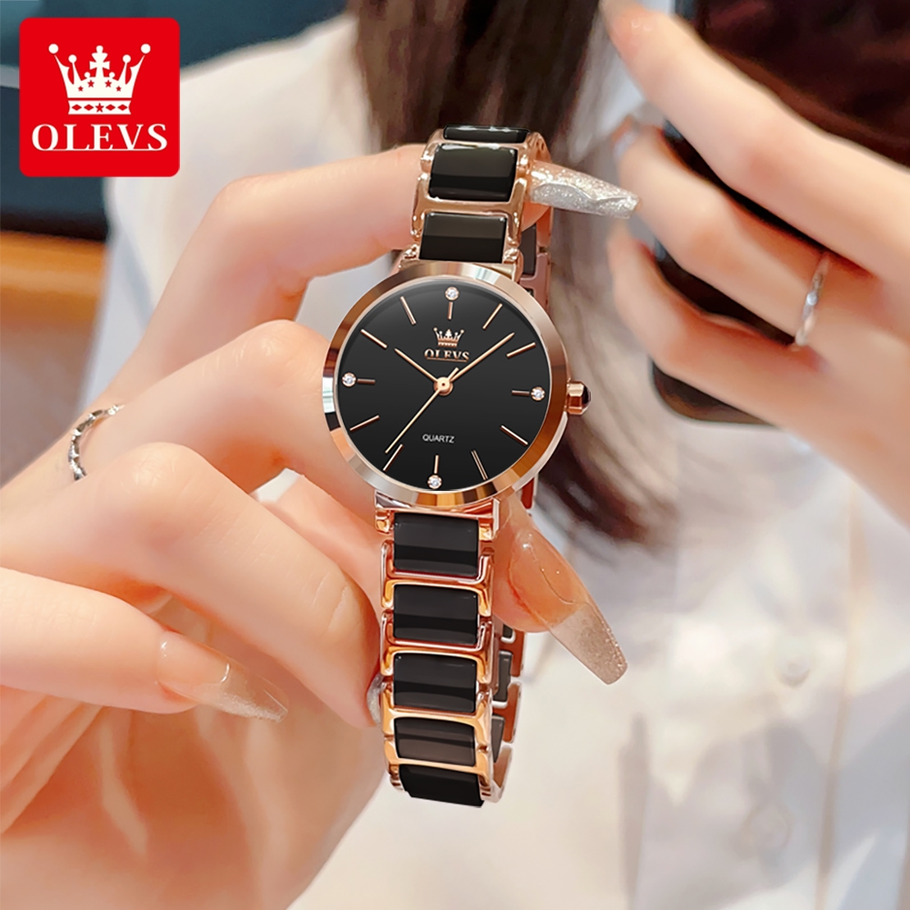 Olevs relógio feminino 5877 lu - Luxury Watch For Women avaliação e preço