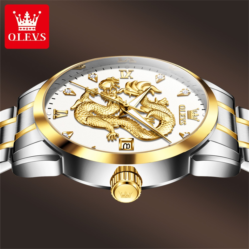 Olevs moda china loong dragão  - Luxury Watch China avaliação e preço