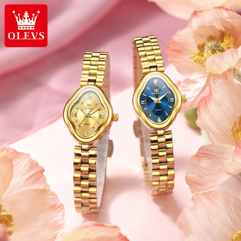Olevs marca novo relógio de qu - Ladies Luxury Watch avaliação e preço