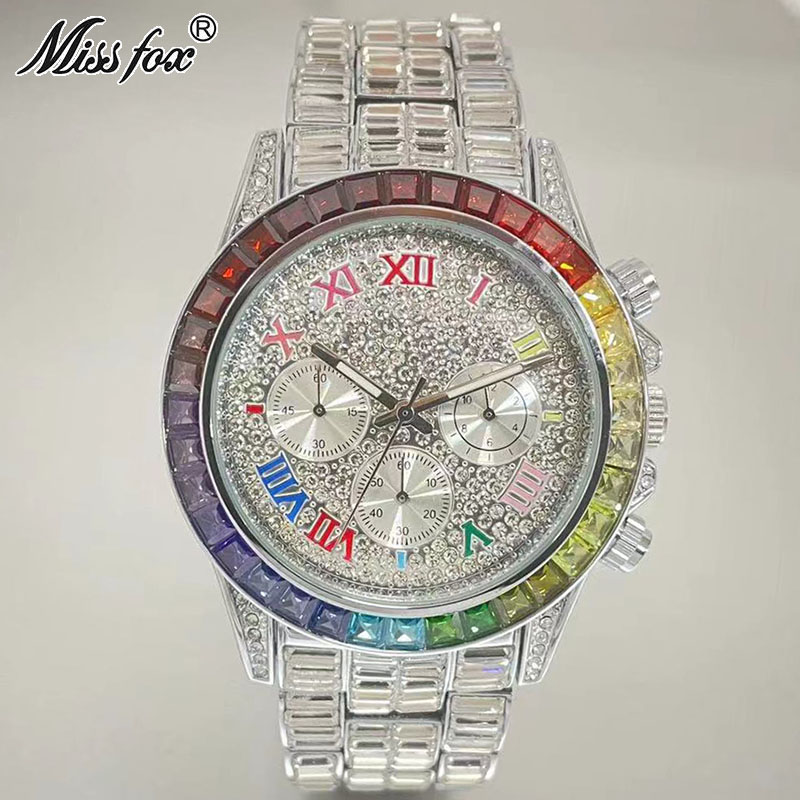 MISSFOX-Relógio gelado de luxo - Luxury Watch Magazine avaliação e preço