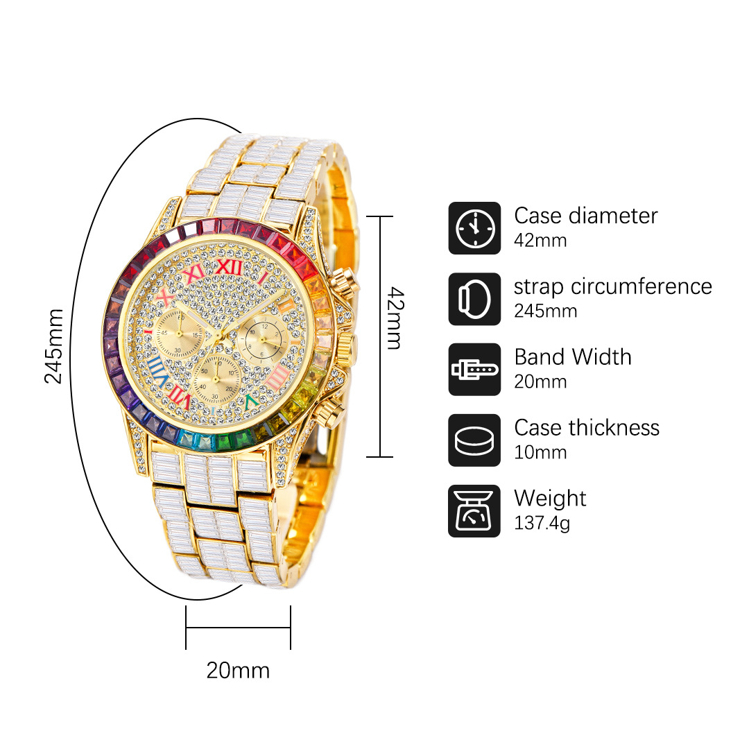 MISSFOX-Relógio gelado de luxo - Luxury Watch Magazine avaliação e preço