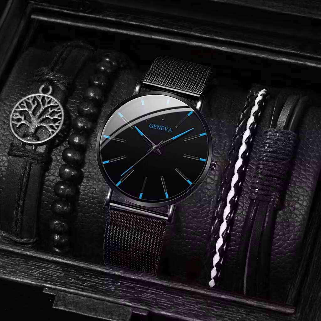 Relógio de quartzo e pulseira  - Luxury Watch Organizer For Men avaliação e preço
