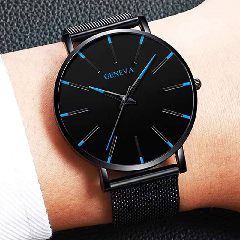 Relógio de quartzo e pulseira  - Luxury Watch Organizer For Men avaliação e preço