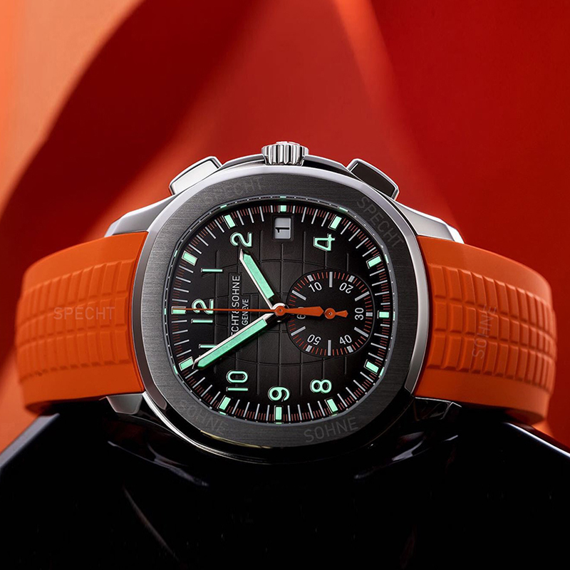 Moda casual esportes masculino - Luxury Watch With Rubber Strap avaliação e preço