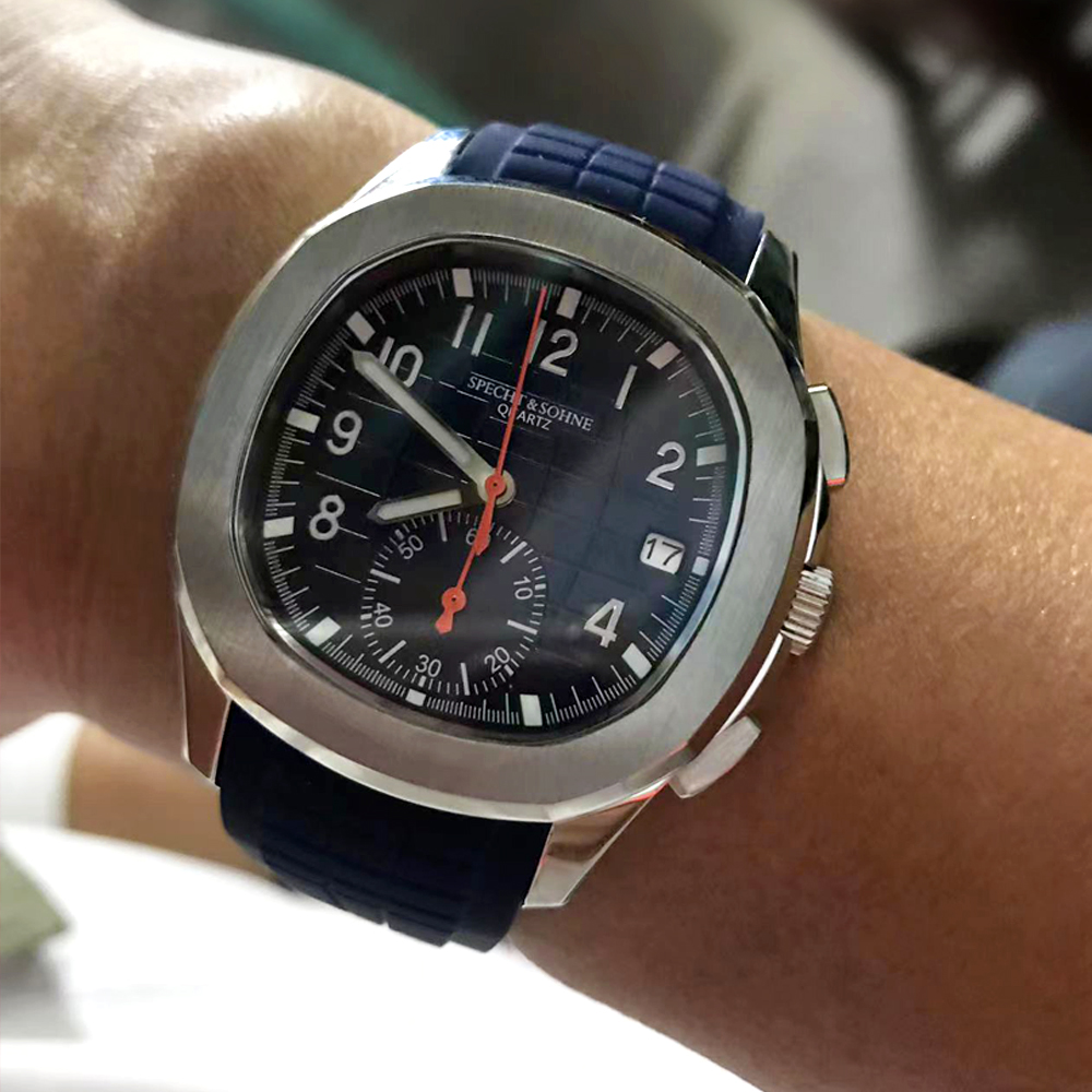 Moda casual esportes masculino - Luxury Watch With Rubber Strap avaliação e preço
