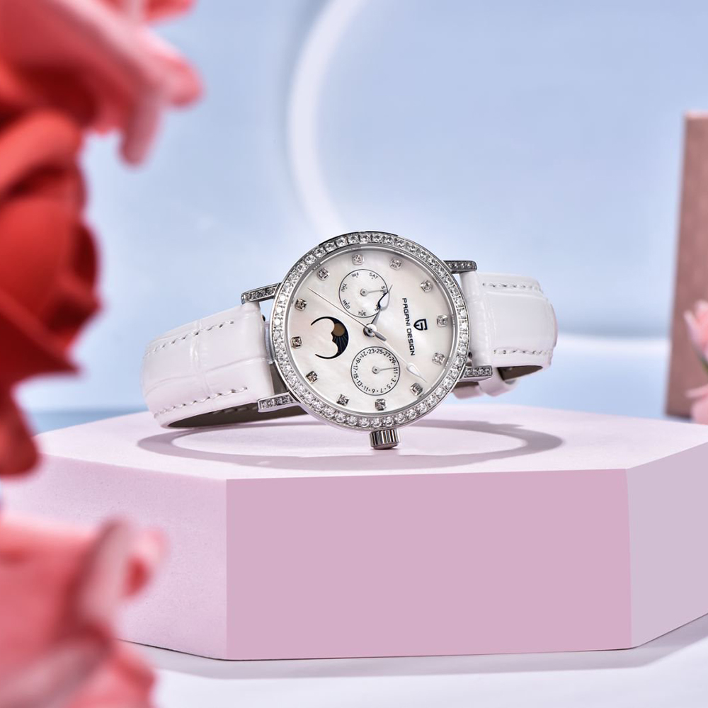 Relógio de Quartzo Feminino PA - Luxury Watch For Women avaliação e preço