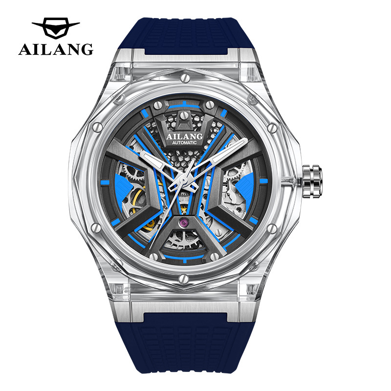 Ailang marca esportes masculin - Luxury Watch With Rubber Strap avaliação e preço