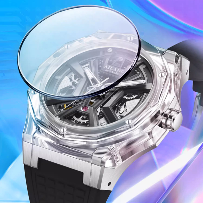 Ailang marca esportes masculin - Luxury Watch With Rubber Strap avaliação e preço