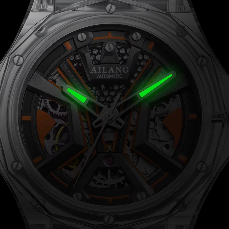 Ailang marca esportes masculin - Luxury Watch With Rubber Strap avaliação e preço