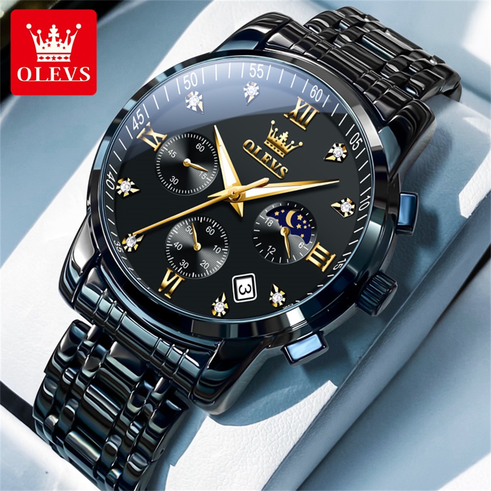 Olevs relógios masculinos popu - Luxury Watch Magazine avaliação e preço