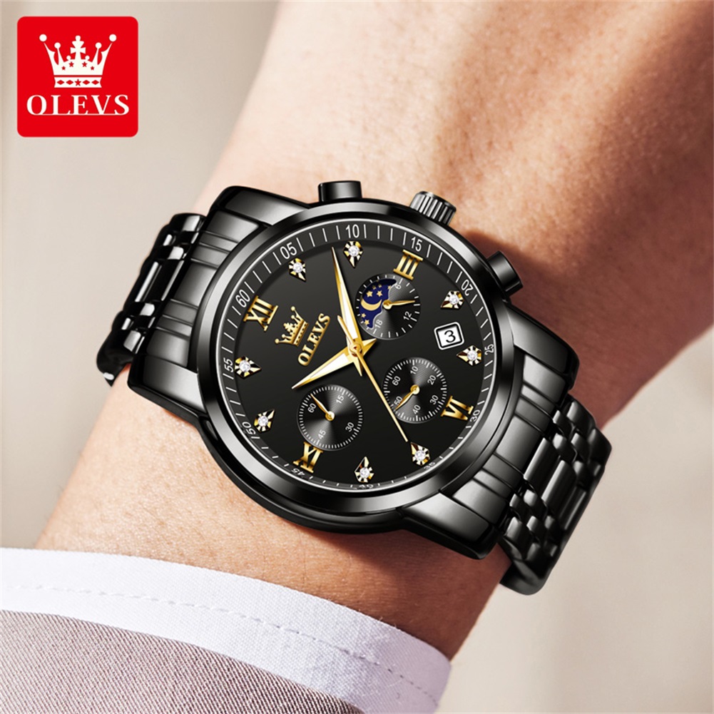 Olevs relógios masculinos popu - Luxury Watch Magazine avaliação e preço