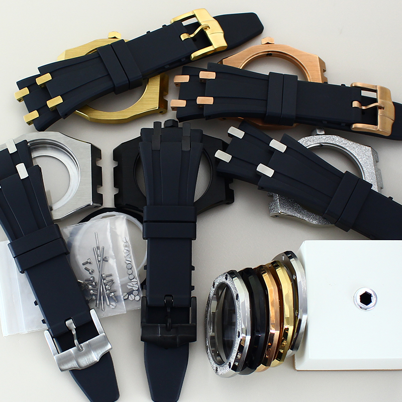 Caixa de relógio masculina de  - Luxury Watch With Rubber Strap avaliação e preço