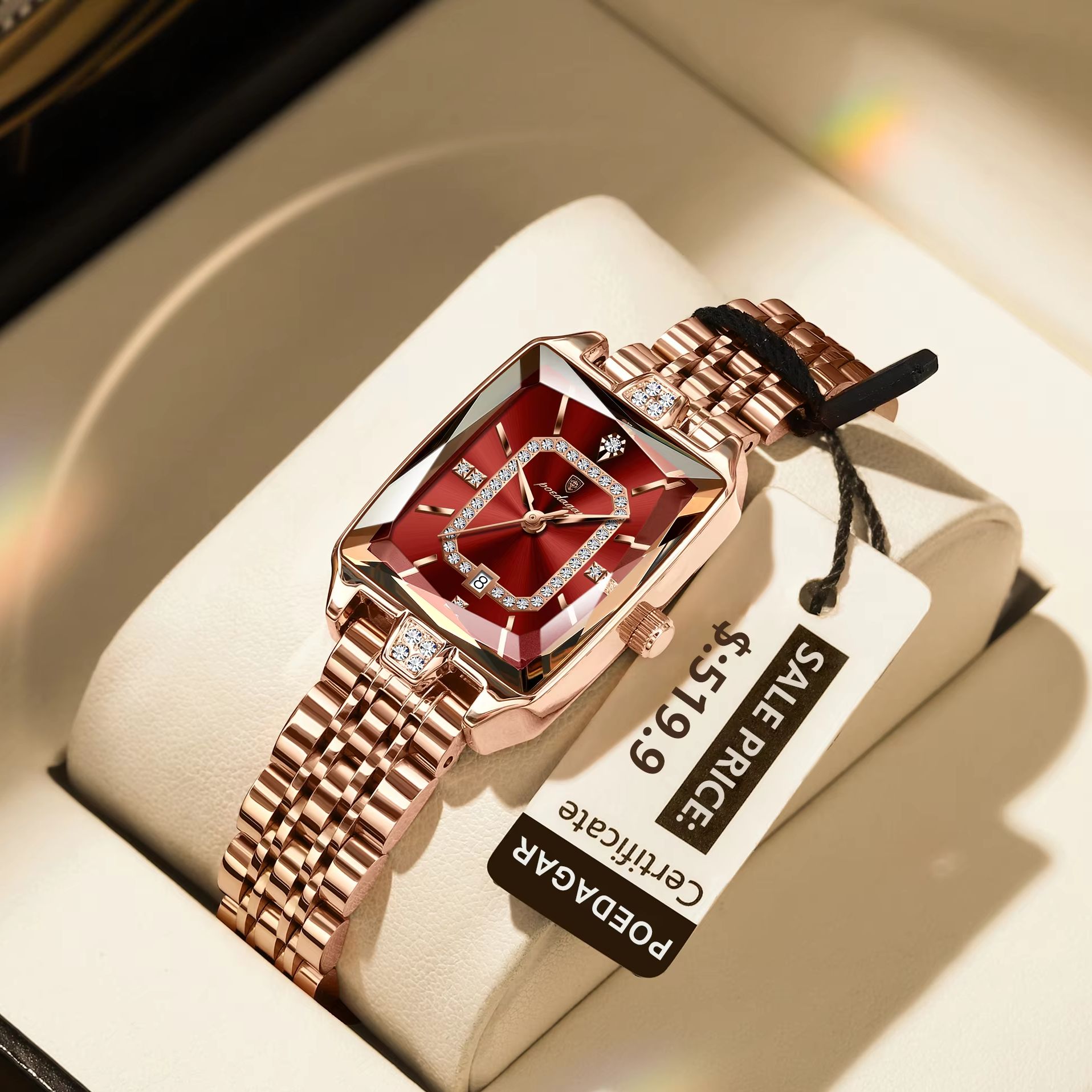 Poedagar moda elegante feminin - Ladies Luxury Watch avaliação e preço
