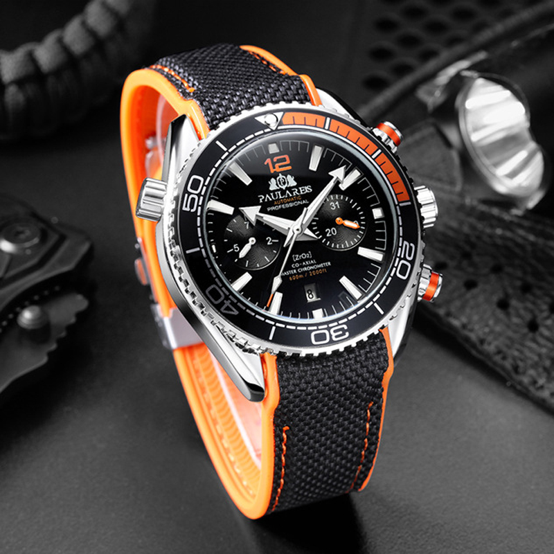 PAULAREIS P Luxo Homens Automá - Luxury Watch With Rubber Strap avaliação e preço