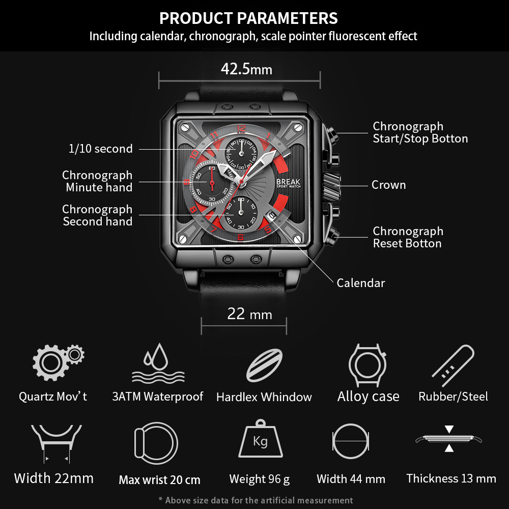 Novo luxo marca superior cronó - Luxury Watch With Rubber Strap avaliação e preço