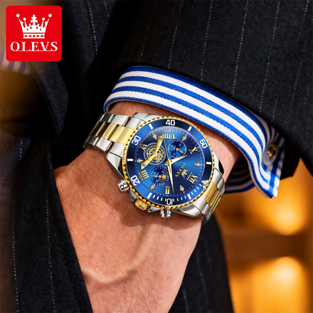 Relógio de Luxo OLEVS com Puls - Luxury Watch Winder avaliação e preço