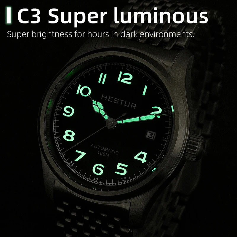 Hestur relógio mecânico automá - Automatic Pilot Watch avaliação e preço